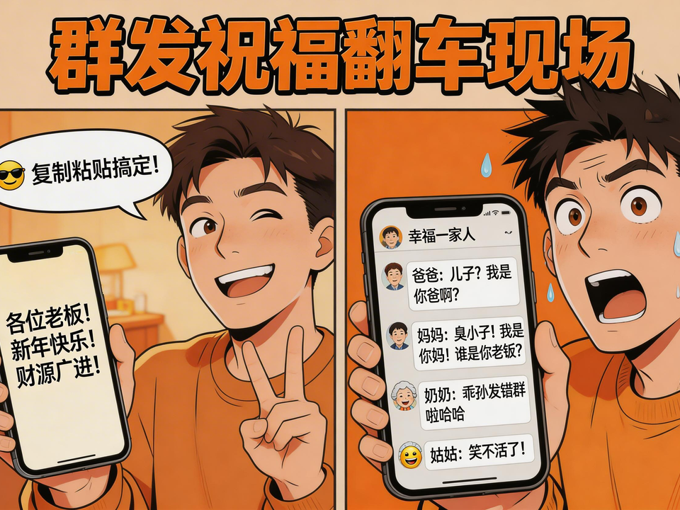 群发祝福翻车现场 封面