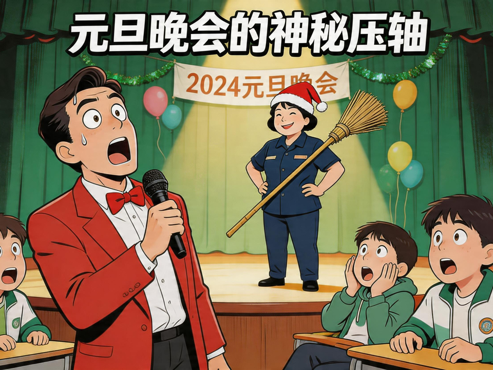 元旦晚会的神秘压轴 封面