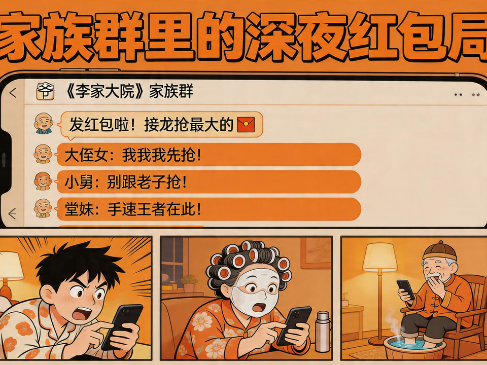 家族群里的深夜红包局 封面