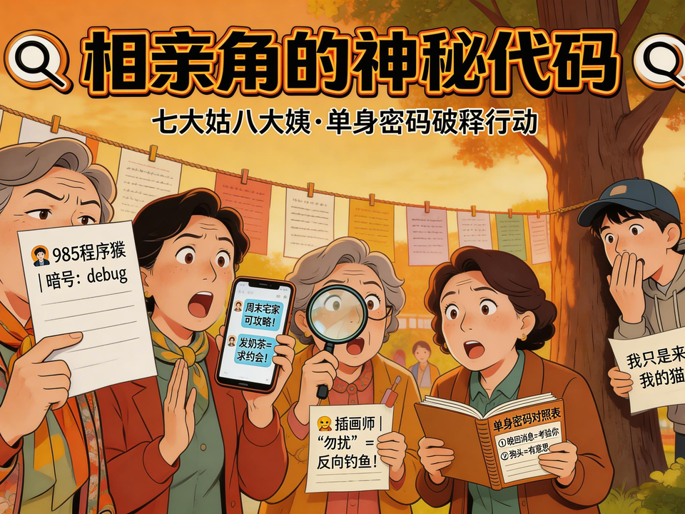 相亲角的神秘代码 封面