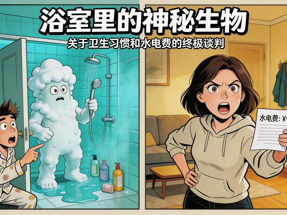 浴室里的神秘生物 封面