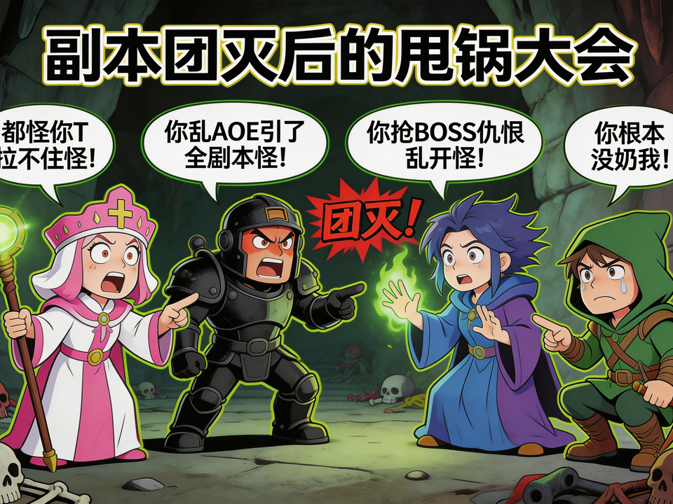 副本团灭后的甩锅大会 封面