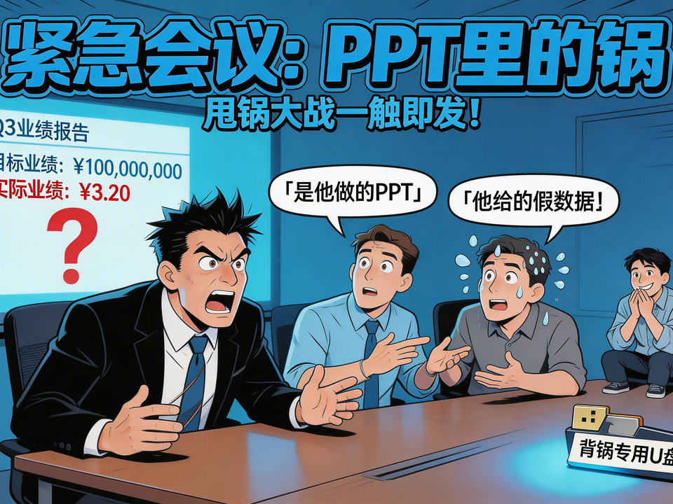 紧急会议：PPT里的锅 封面
