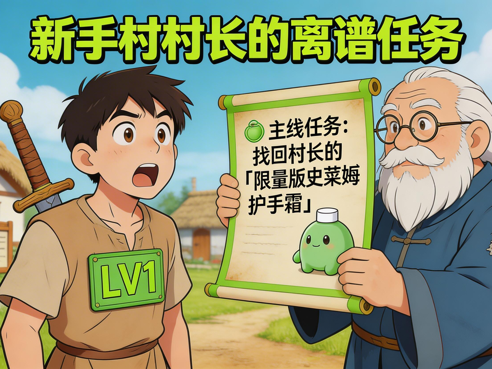 新手村村长的离谱任务 封面
