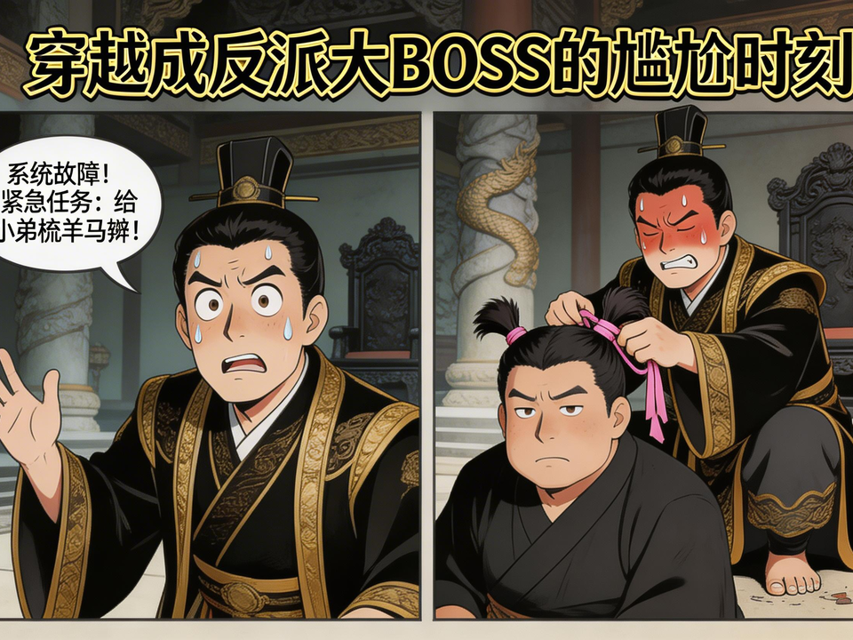 穿越成反派大BOSS的尴尬时刻 封面