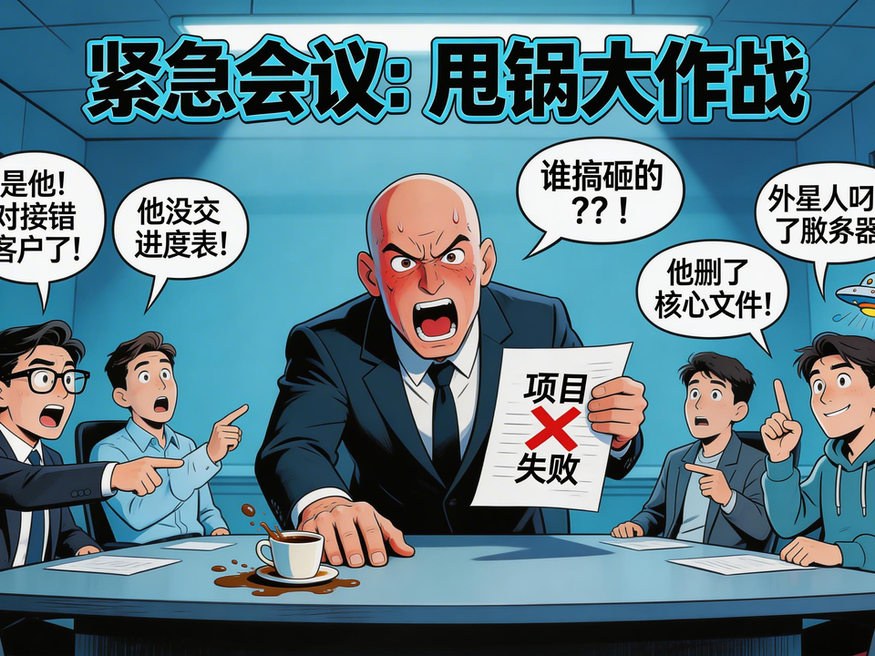 紧急会议：甩锅大作战 封面