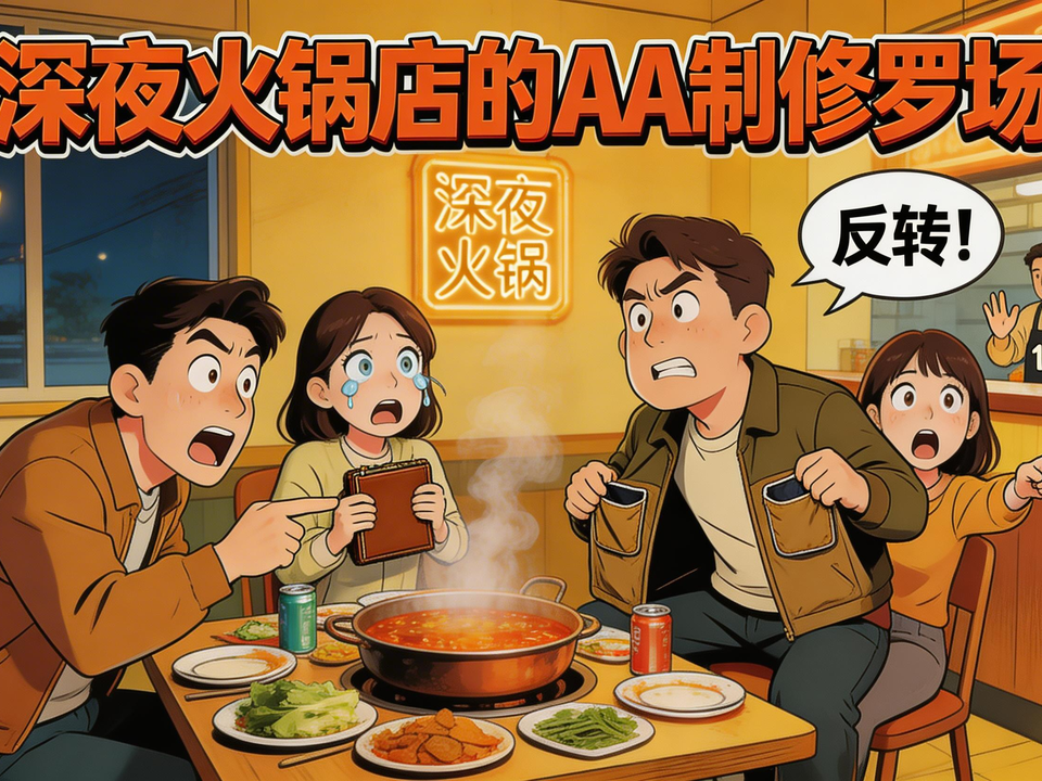 深夜火锅店的AA制修罗场 封面