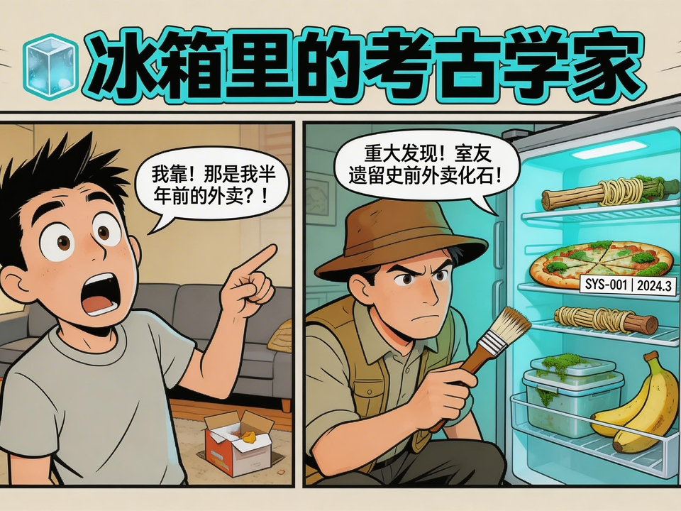 冰箱里的考古学家 封面