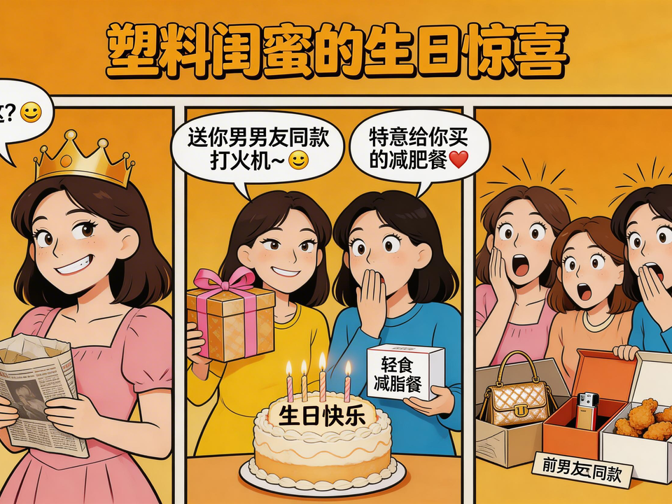 塑料闺蜜的生日惊喜 封面