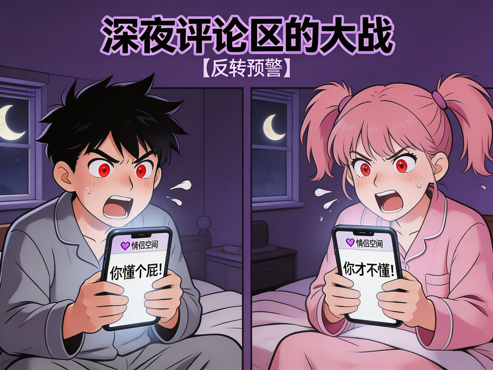深夜评论区的大战 封面