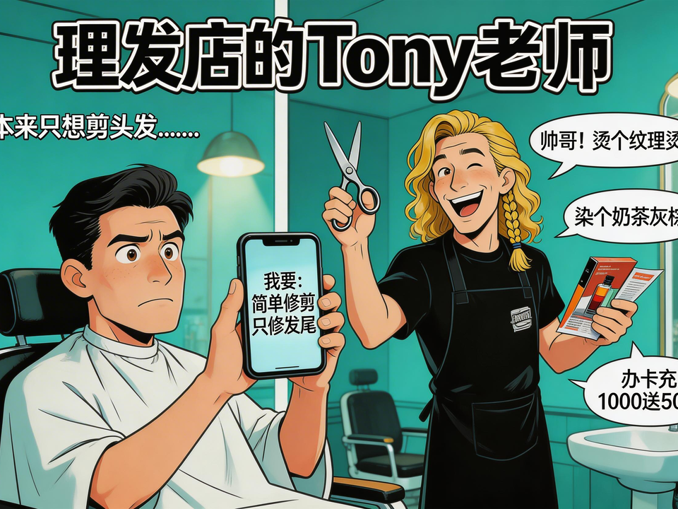 理发店的Tony老师 封面