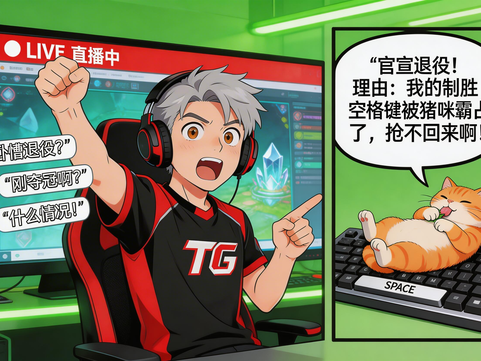 电竞选手的退役直播 封面