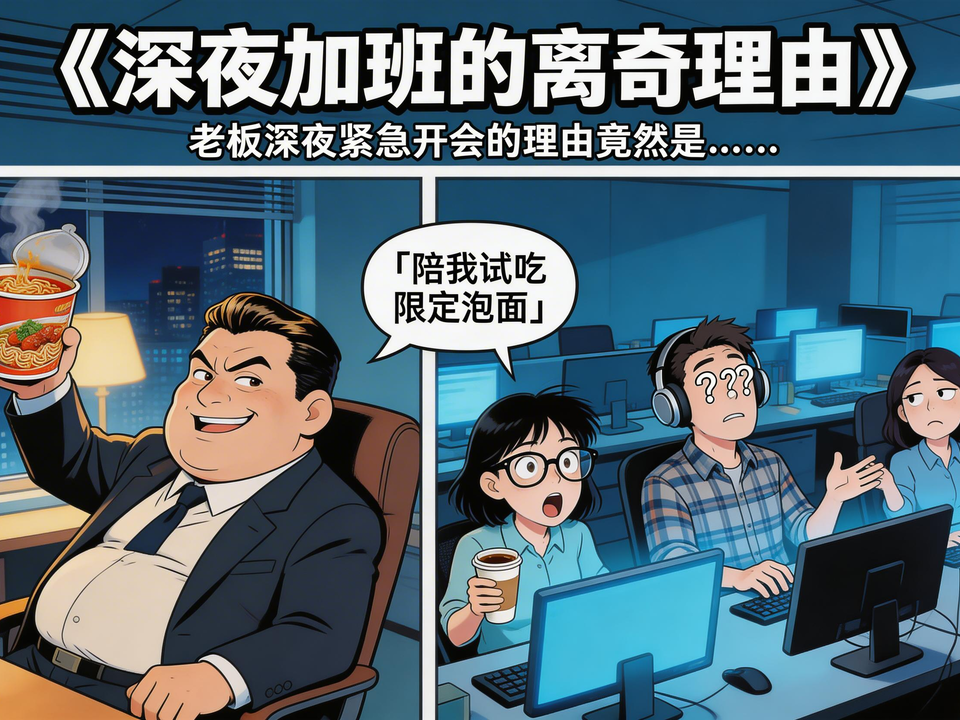 深夜加班的离奇理由 封面
