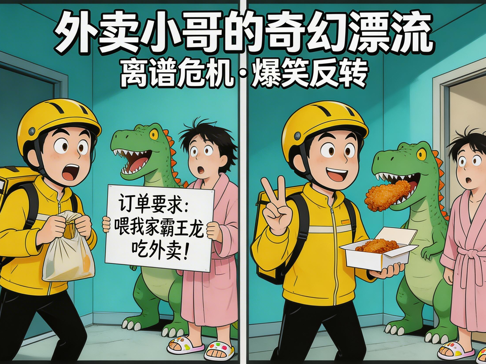 外卖小哥的奇幻漂流 封面