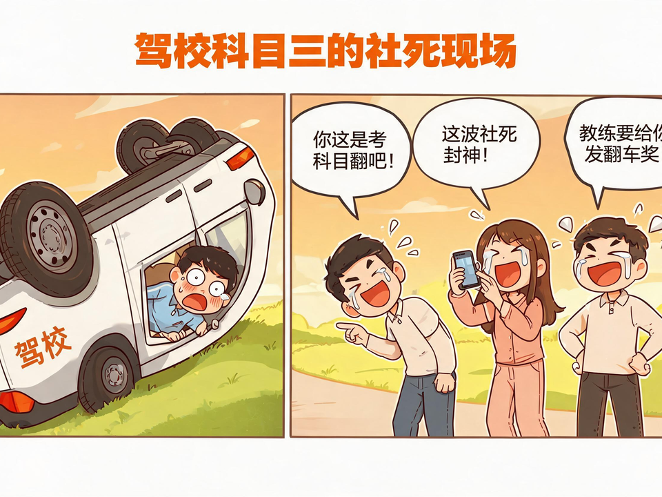 驾校科目三的社死现场 封面