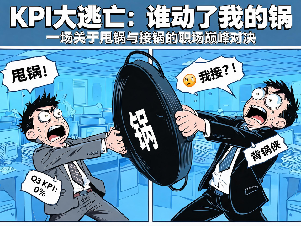 KPI大逃亡：谁动了我的锅 封面