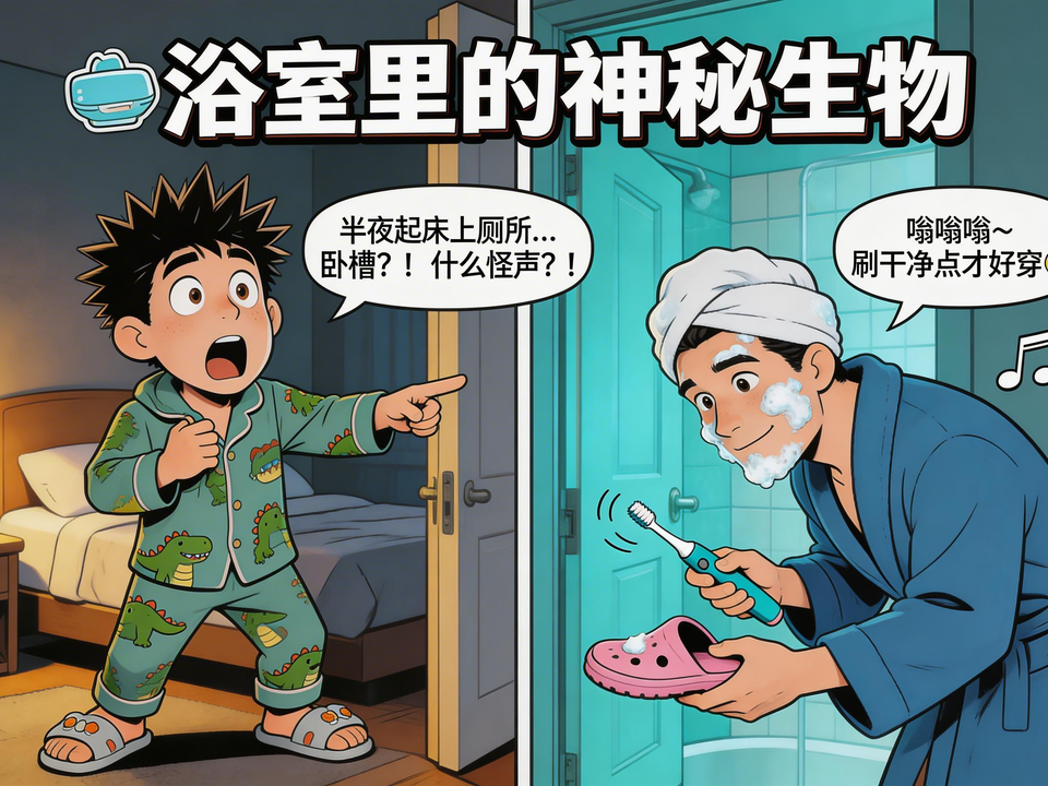 浴室里的神秘生物 封面