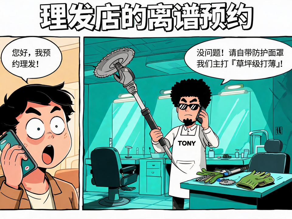 理发店的离谱预约 封面