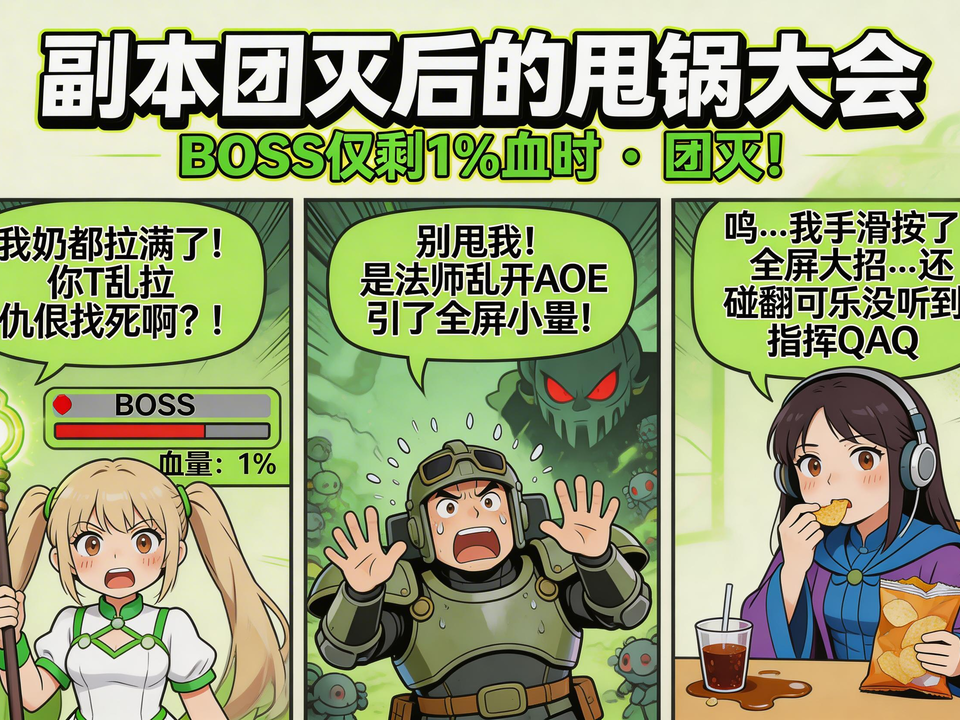 副本团灭后的甩锅大会 封面