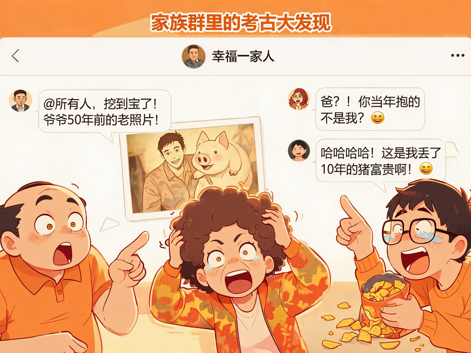 家族群里的考古大发现 封面
