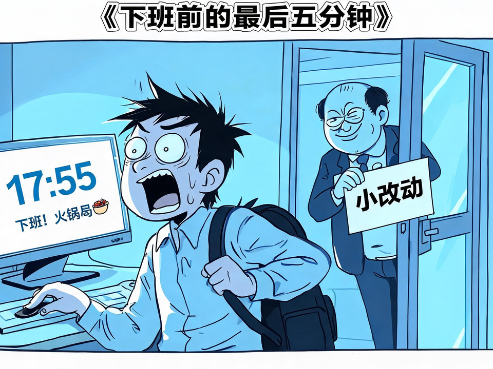 下班前的最后五分钟 封面
