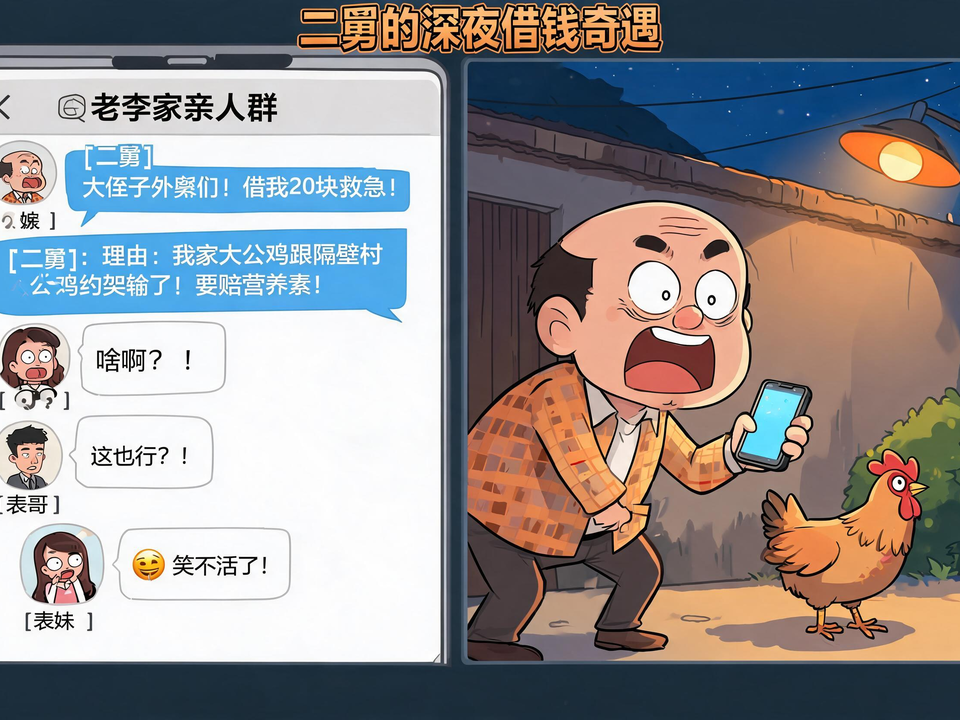 二舅的深夜借钱奇遇 封面