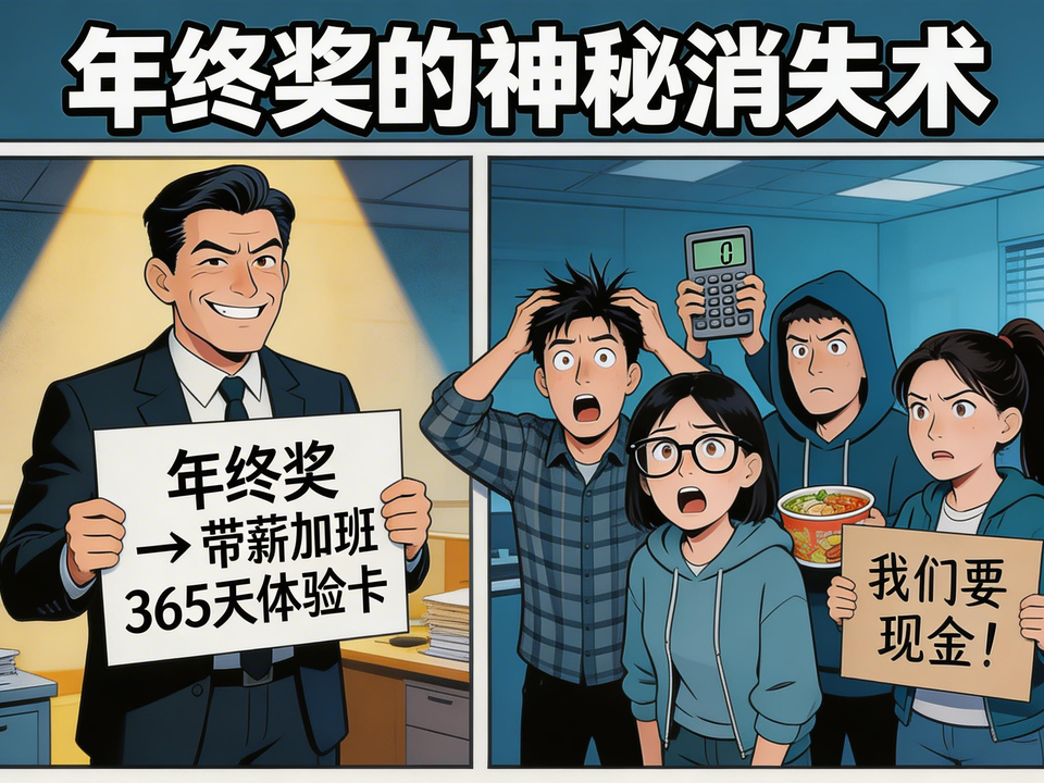 年终奖的神秘消失术 封面