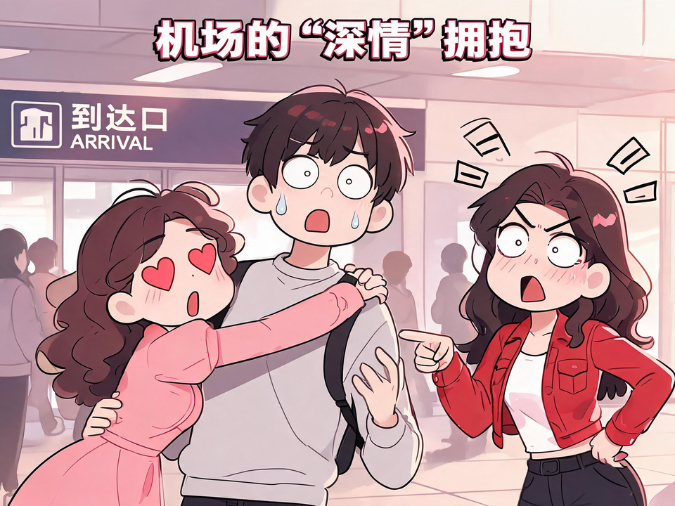 机场的“深情”拥抱 封面