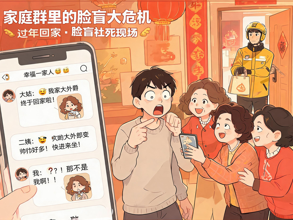 家庭群里的脸盲大危机 封面