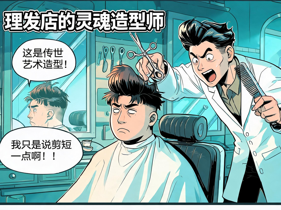 理发店的灵魂造型师 封面
