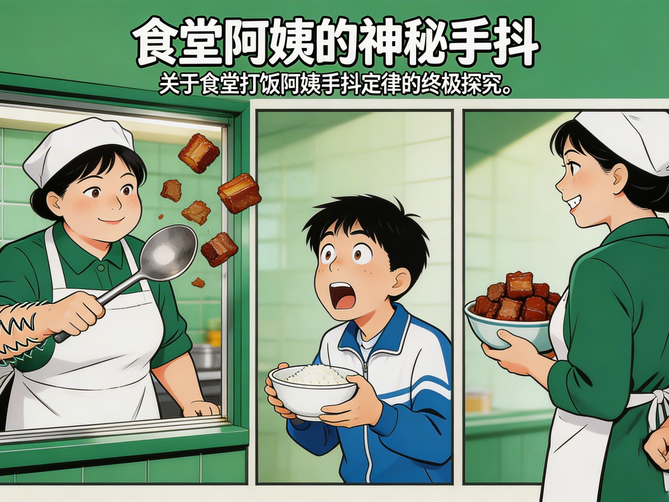 食堂阿姨的神秘手抖 封面