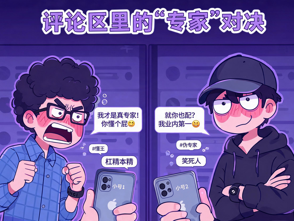 评论区里的“专家”对决 封面