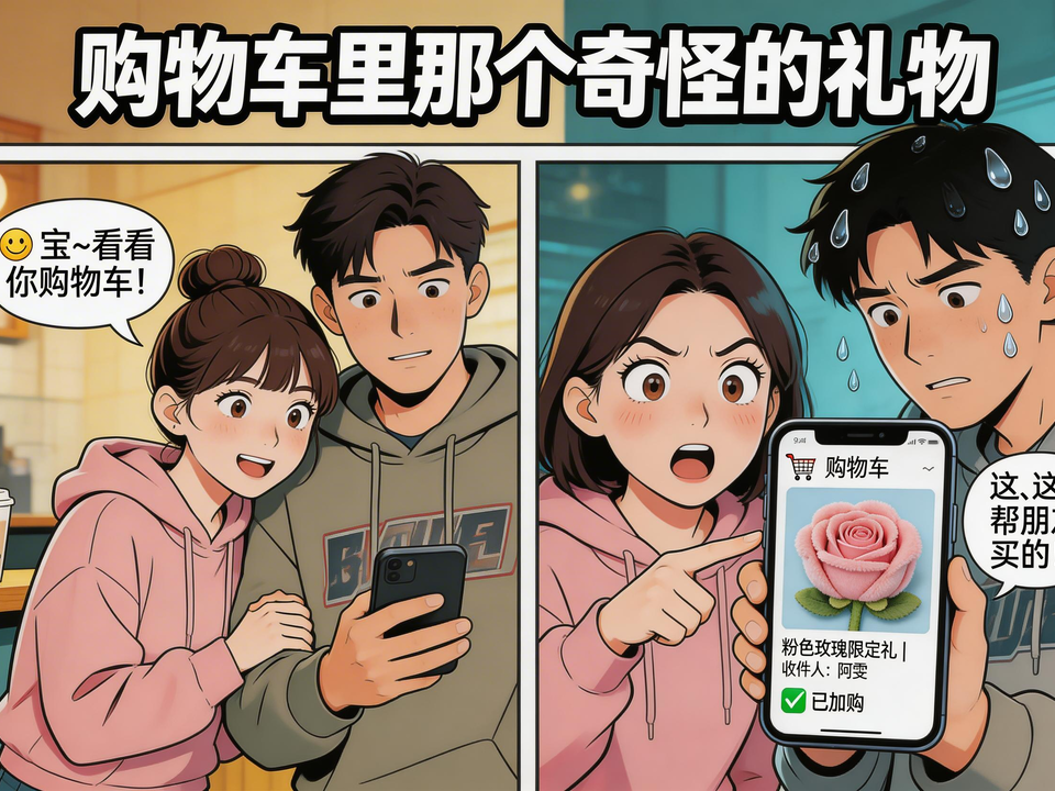 购物车里那个奇怪的礼物 封面