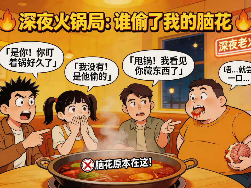 深夜火锅局：谁偷了我的脑花 封面