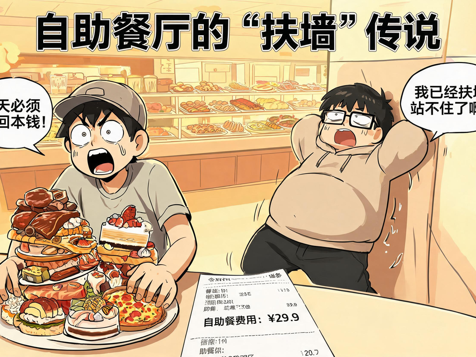 自助餐厅的“扶墙”传说 封面