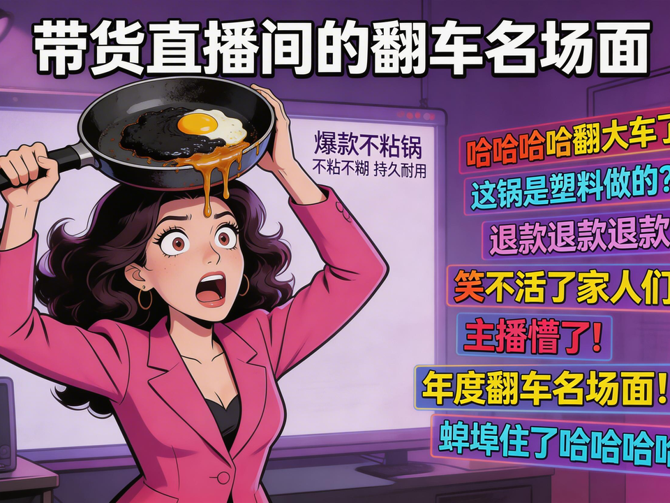 带货直播间的翻车名场面 封面