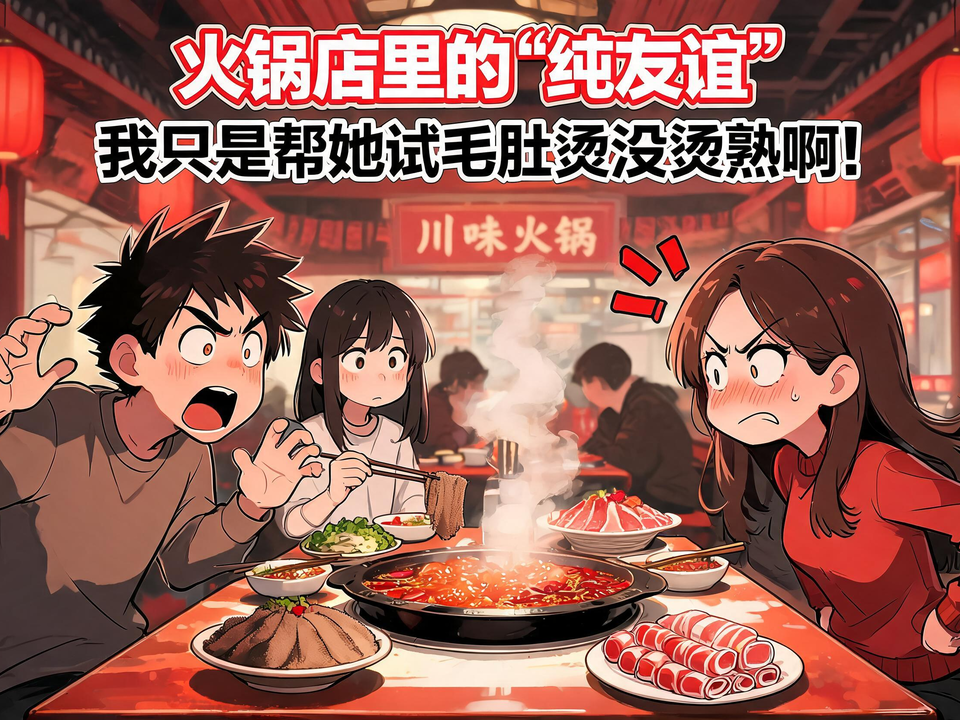 火锅店里的“纯友谊” 封面